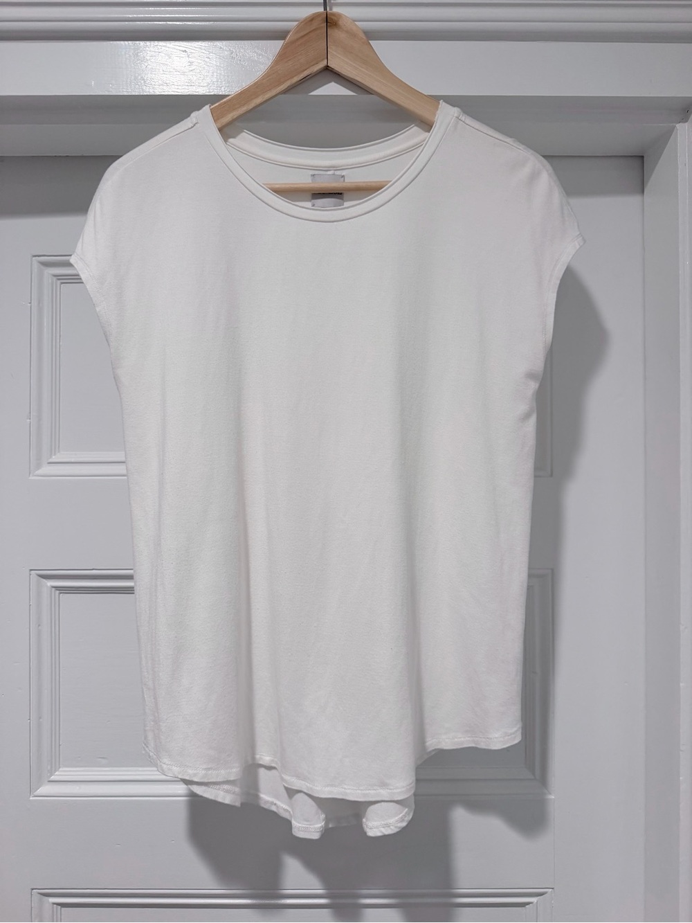 NIC+ZOE White Cap-Sleeve Crewneck Tee